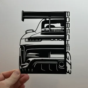 Porsche 911 GT3 3D Printed Wall Art
